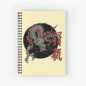 Ukiyo-E Dragon Spiral Notebook