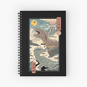 of Jurassic Ukiyo-e 2 Spiral Notebook