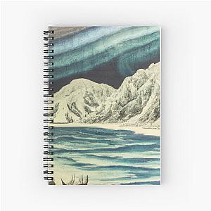 ukiyo-e glaciers Spiral Notebook