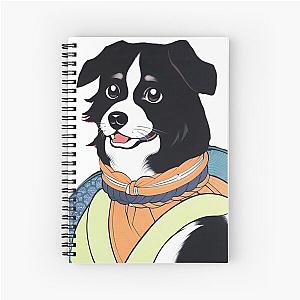 of A cute ukiyo dog  Spiral Notebook