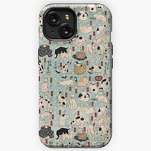 Ukiyo-e Cats by Utagawa Kuniyoshi (1798-1861) iPhone Tough Case