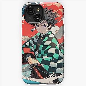 Ukiyo-e Kamado iPhone Tough Case