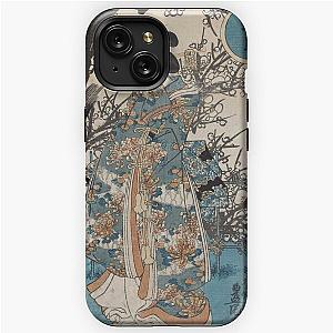 Classic Vintage Ukiyo-e Japanese Art Geisha Portrait iPhone Tough Case