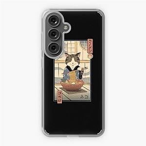 Neko Ramen Ukiyo-e Samsung Galaxy Soft Case