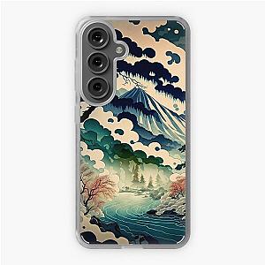 Ukiyo e style Landscape Samsung Galaxy Soft Case