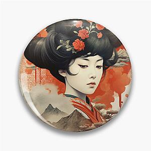 Ukiyo-e art Pin