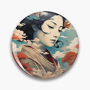 Ukiyo-e art Pin