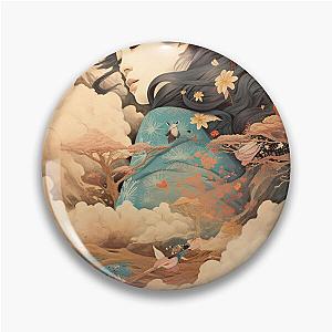 Ukiyo-e art Pin