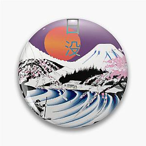 "Sunset" Ukiyo-e Design Pin