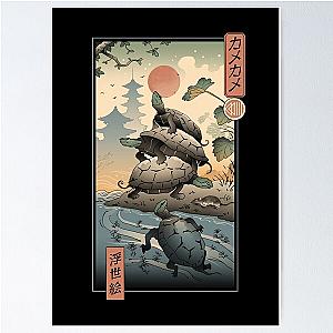 Kame Kame Ukiyo-e Poster