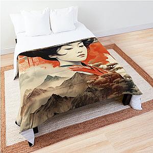 Ukiyo-e art Comforter