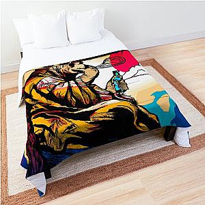 Ukiyo-e Style Art Bear Chillen Comforter