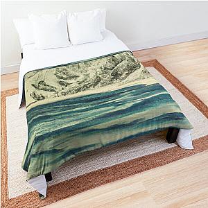 ukiyo-e glaciers Comforter