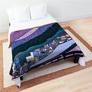 Ukiyo-e City Art Comforter