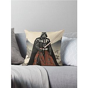 Ukiyo-e Vader Throw Pillow