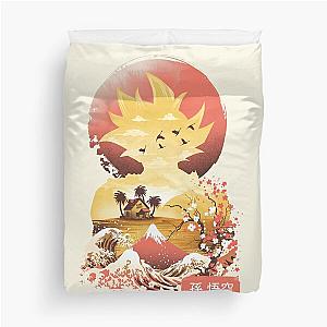 Ukiyo e Super Saiyan Duvet Cover