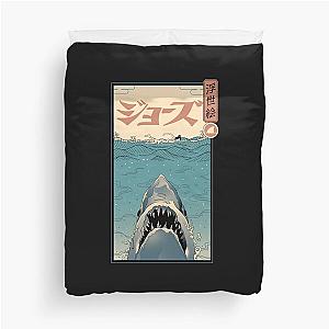 Shark Ukiyo-e Duvet Cover