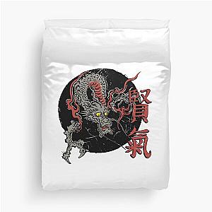 Ukiyo-E Dragon Duvet Cover