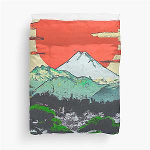 Big Sun, Ukiyo-e Duvet Cover