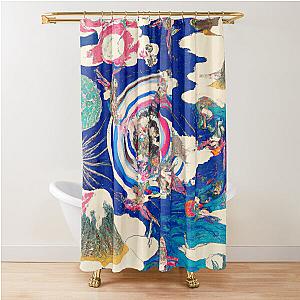 Ukiyo-e Psychedelic Shower Curtain