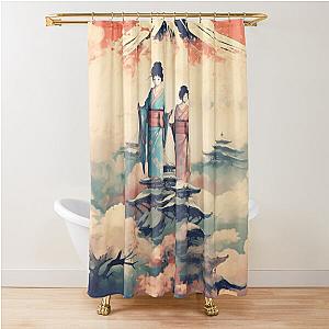 Ukiyo-e art Shower Curtain