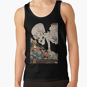 Skeleton Ghost Ukiyo-e Woodblock Print Tank Top