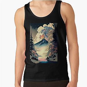 Ukiyo e style Landscape Tank Top