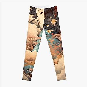 Ukiyo-e art Leggings