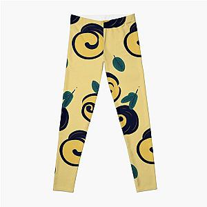 Ukiyo-e Floral Pattern Leggings