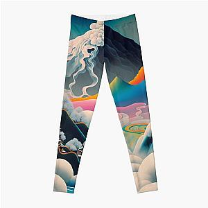 Landscape Painting, ukiyo-e art style Leggings