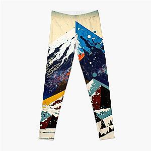 Landscape Painting, ukiyo-e art style Leggings