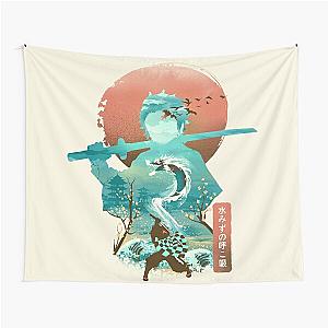 Ukiyo e Breath of Water Tapestry