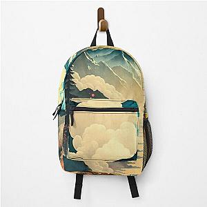 Ukiyo e style Landscape Backpack