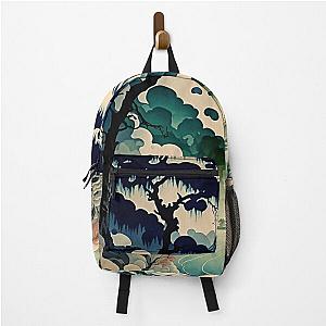 Ukiyo e style Landscape Backpack