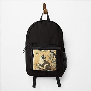 Ukiyo e Cat  Backpack