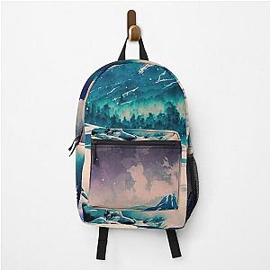 Landscape Painting, ukiyo-e art style Backpack