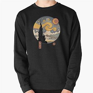 Starry Ukiyo-e Night Pullover Sweatshirt