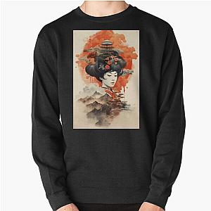 Ukiyo-e art Pullover Sweatshirt