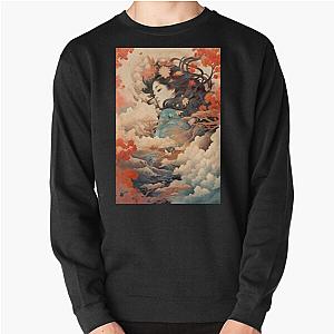 Ukiyo-e art Pullover Sweatshirt