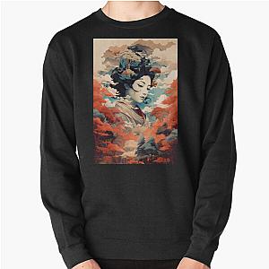 Ukiyo-e art Pullover Sweatshirt