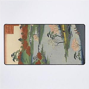 Summer Garden Ukiyo-e Japanese Art Desk Mat