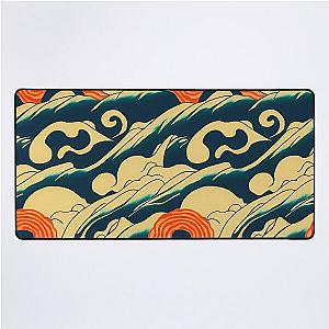 Ukiyo-e Waves Desk Mat