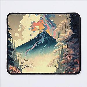 Ukiyo e style Landscape Mouse Pad