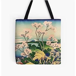 Top Best Alternative Fuji From Goten Yama Hokusai Japanese Print Ukiyoe Woodblock All Over Print Tote Bag