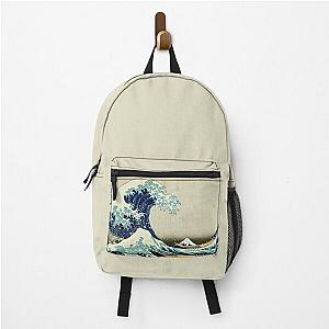 The Great Wave off Kanagawa by the Japanese ukiyo-e artist Hokusai Hiroshige nature waves painting HD HIGH QUALITY Backpack