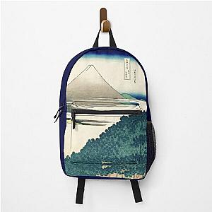 Hokusai The coast of seven leagues in Kamakura by the Japanese ukiyo-e artist Nature painting HD HIGH QUALITY Backpack