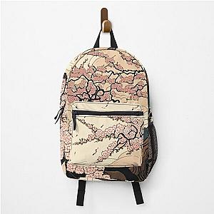 Spring in Bloom: Sakura Tree in Ukiyo-e Style Backpack