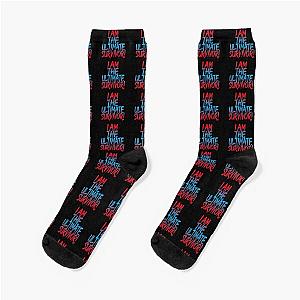 I Am The Ultimate Survivor Motivational Quote Socks