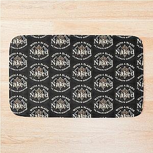 Naked With a Blade Logo Bath Mat