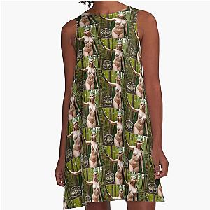 Naked With a Blade Ultimate survivor uncensored A-Line Dress